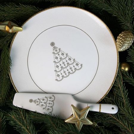 Блюдо для торта с лопаткой АККУ 7201 а