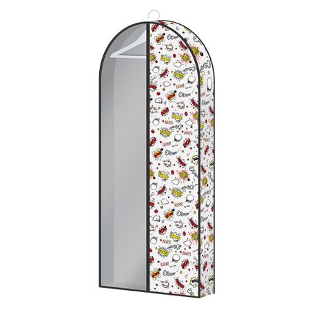 Чехол для одежды Лакарт Дизайн объемный TTC-2 Comics Vibe 60х137х10см