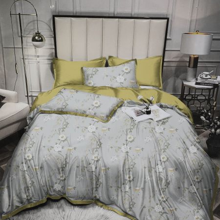 Комплект постельного белья Wonne Traum Elegance Margarita pistachio Семейный