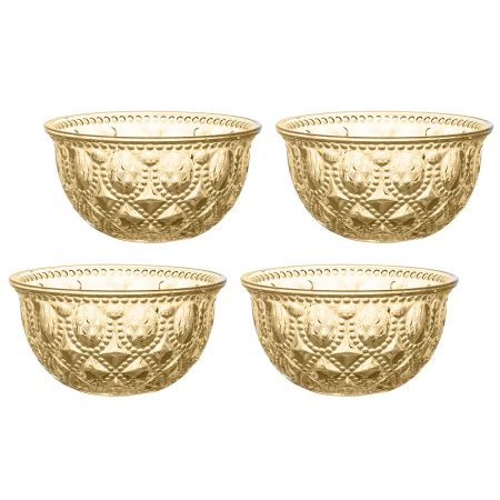 Набор креманок WD Lifestyle Dubai янтарный 4 шт