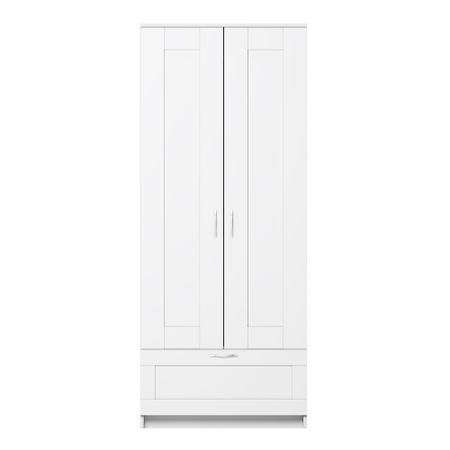 Шкаф Шведский Стандарт Сириус 502х782х1900 мм 2 двери 1 ящик белый