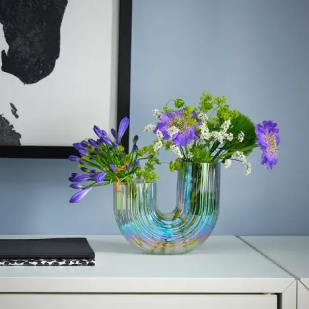 Ваза Ambra стекло цвет прозрачный 13 см