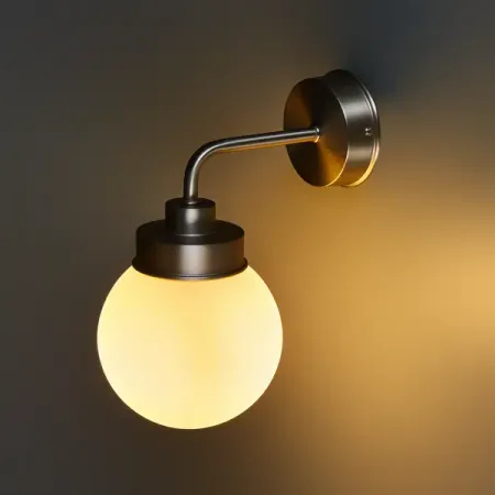 Настенный светильник Kron FR5339WL-01N под лампу влагозащищенный цвет серебристый настенный светильник chi light supplier из травертина и стекла