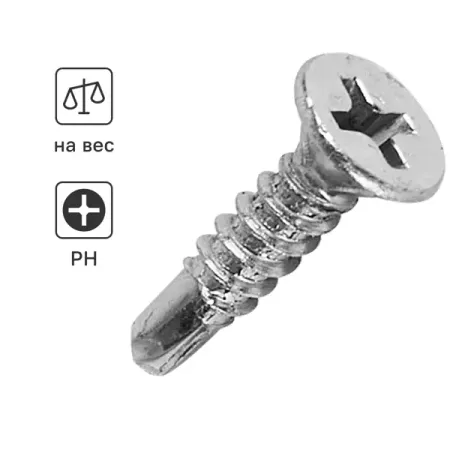 Саморезы оконные со сверлом 3.9x16 на вес