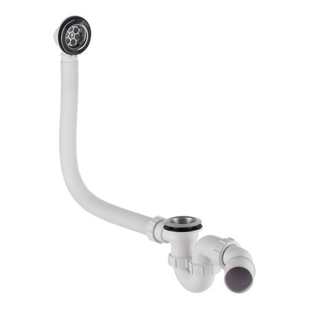 Сифон для ванны McAlpine 1 1/2х40 мм с выпуском d70 мм с соединением 40/50 мм (MRB1)