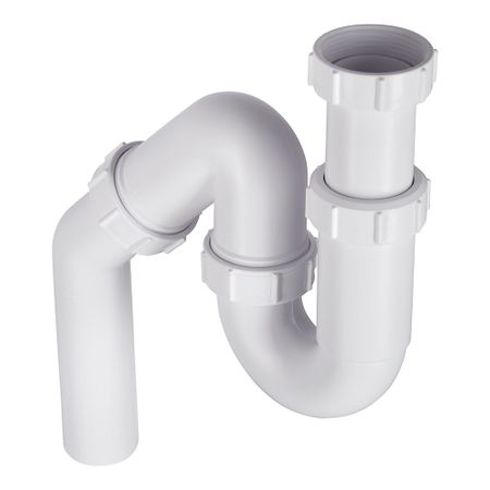 Сифон для раковины и мойки McAlpine 1 1/2х40 мм без выпуска с соединением 40 мм (MRSK12)