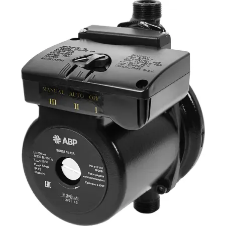 Насос повышения давления ABP Boost 15/1.2 200 мм без гаек керамические патроны g9 с кабелем 5 шт