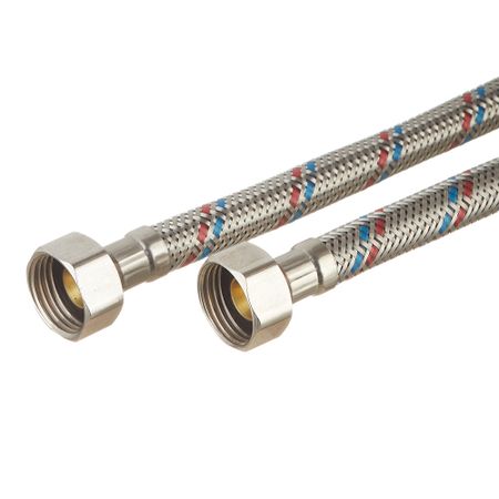 Подводка гибкая для воды 1/2 ВР(г) х 1/2 ВР(г) 30 см (1013058) резиновые прокладки keepheart черные 15 17 20 22 25 27 30 32 35 40 45 50 70 мм