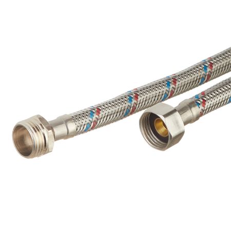 Подводка гибкая для воды 1/2 ВР(г) х 1/2 НР(ш) 60 см (1013065) подводка для воды интерскол 1 2 наружная внутренняя резьба 30 см