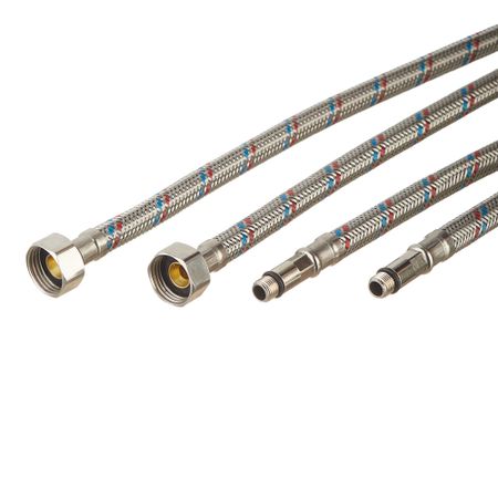 Подводка гибкая для смесителя 1/2 ВР(г) х М10 штуцер 17/28 мм 40 см (1013067) резиновые чехлы катушки зажигания для audi a2 a3 vw golf passat skoda 1 2 1 6i 42 20 мм 036905715 0986221024 036905100 лучшая цена