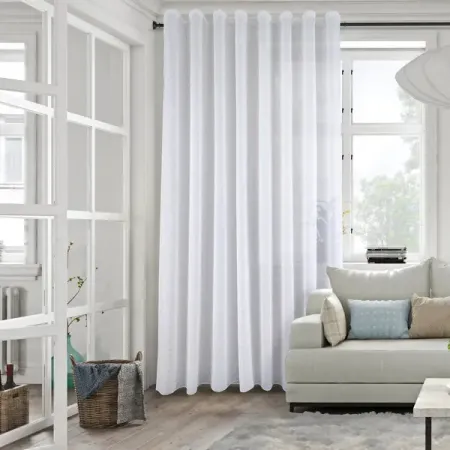 Тюль на ленте для кухни Толедо 250x260 см абстрактный цвет серо-голубой абстрактный постер будды на холсте