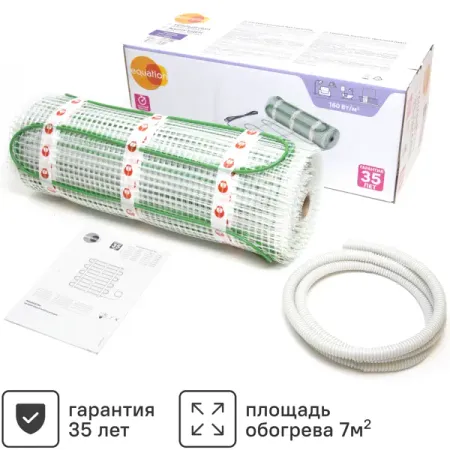 Нагревательный мат для теплого пола Equation 7 м2 1120 Вт