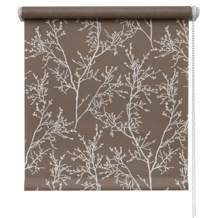 Штора рулонная Жардин 55x160 см коричневая