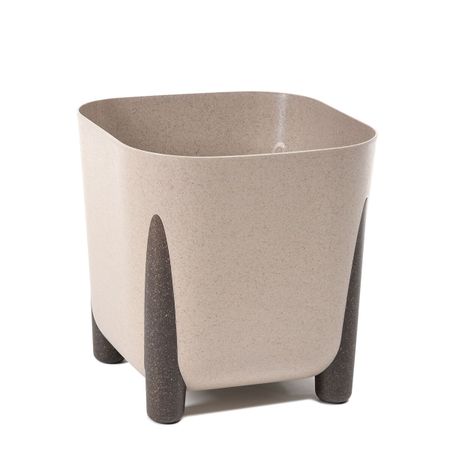 Кашпо на ножках квадратное Lamela Frida 36x36.h32 кофейный