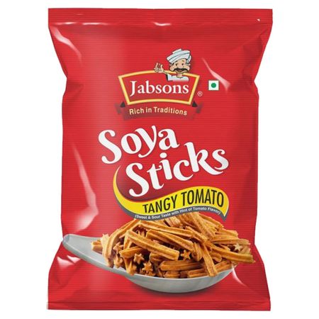 Соевые палочки Jabsons со вкусом томата 180 г свеча бабушкина теплица свежесрезанные листья томата 100мл dk001