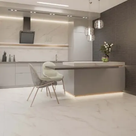 Глазурованный керамогранит Estima Melody Marble МО102 60x120 см 1.44 м² неполированный цвет бело-бежевый