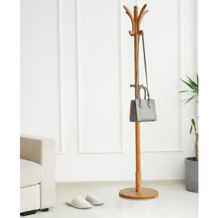 Вешалка напольная Vidage Цей 33x170x33 см дерево цвет бук