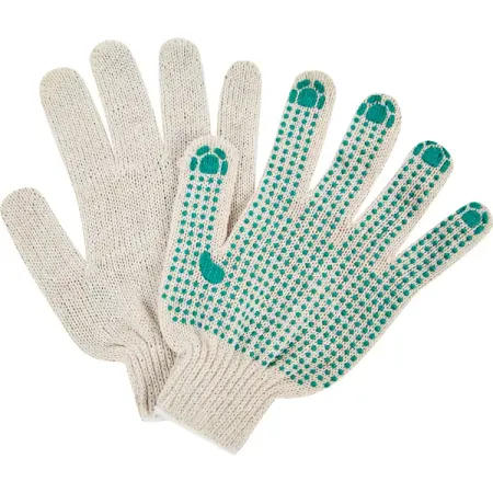 Перчатки хлопчатобумажные Сибртех 68071 V2 7 класс размер единый