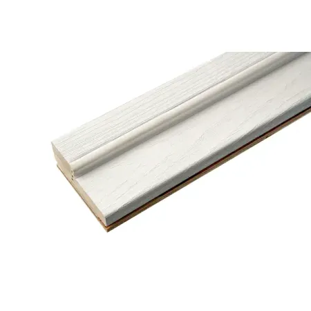 Комплект дверной коробки Бостон 2070x70x28 мм ПВХ цвет белый (2.5 шт.)