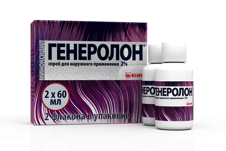 Генеролон спрей для наружного применения фл. 2% 60мл 2шт