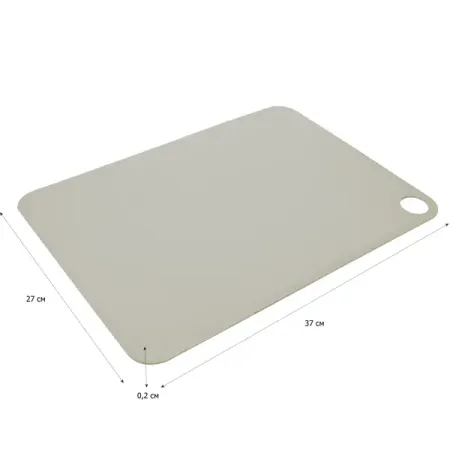 Доска разделочная 37x27 см полиэтилен цвет бежевый валери друэ на гриле мясо рыба овощи и десерты