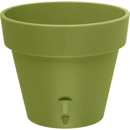 Горшок цветочный Santino Латина ø23.5 h20 см v5.6 л пластик оливковый миски moderna миска для медленного кормления оливковый серый бельгия 950 мл