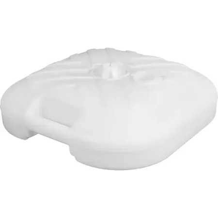 Подставка для садового зонта квадрат 48 см пластик белый moonbiffy портативная сумка   для зонта 5 шт