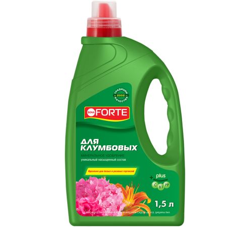 Удобрение Bona Forte для клумбовых растений, 1,5 л александр клинге лекарственные душистые и технические растения культура собирание дикорастущих растений и обработка их