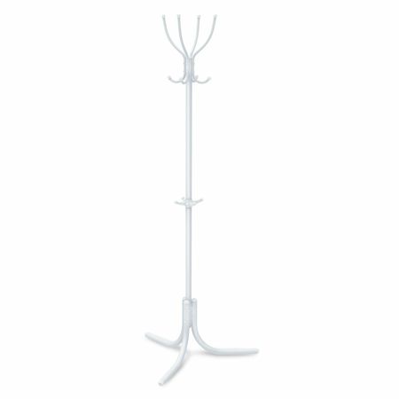 Вешалка Ника вк4/мб белая 60х60х180 см 4 крючка