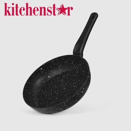 Сковорода Kitchenstar Granite черная 24 см
