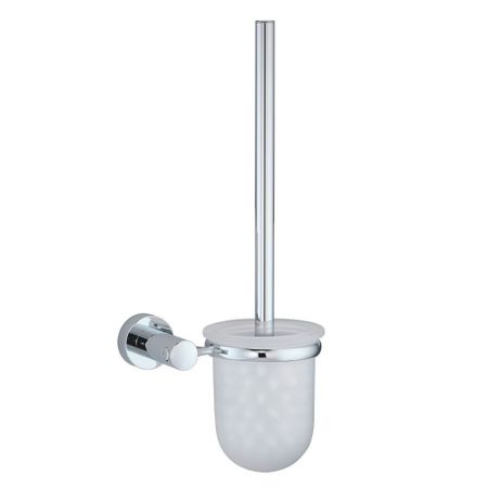 Ершик для унитаза WasserKraft Donau подвесной стекло/металл хром (K-9427)