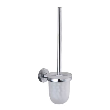 Ершик для унитаза WasserKraft Isen подвесной стекло/металл хром (K-4027)