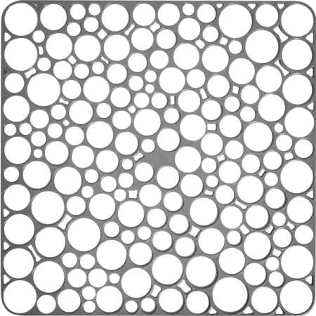 Решетка в мойку 30x30 см пластик цвет серый