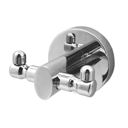 Крючок для ванной WasserKraft Rhein K-6200 двойной на шуруп металл хром (K-6223D)