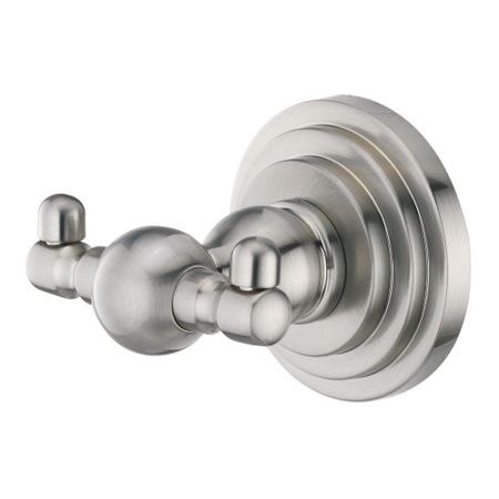 Крючок для ванной WasserKraft Ammer K-7000 двойной на шуруп металл никель (K-7023D) русско индонезийский тематический словарь 7000 слов