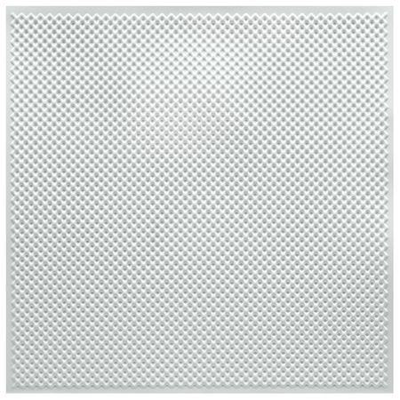 Панель ПВХ 595х595х3 мм eclectica офсет Grace белая 0,35 кв.м