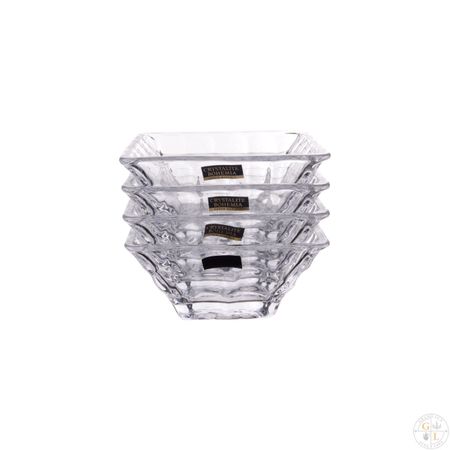 Набор салатников Crystal Bohemia Marble 11 см 4 шт