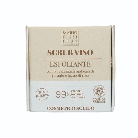 Твердое мыло-скраб для лица Mario Fissi 1937 Solid cosmetics Esfoliante Пилинг для лица 50 г