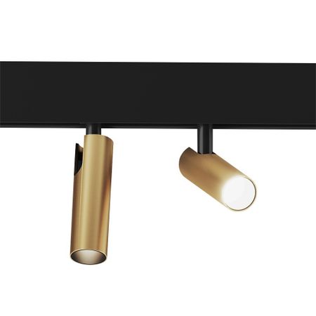 Светодиодный трековый светильник магнитный Elektrostandard Slim Magnetic 2700-6500К 14 Вт 2,5 кв.м умный черный/латунь (a063527) анушка риз умный гардероб практикум