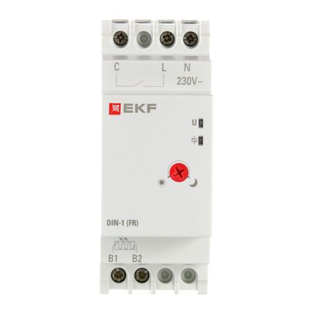 Фотореле EKF PROxima 230 В 25 А с выносным датчиком (fr-din-1-25) стефани майер сумерки новое оформление