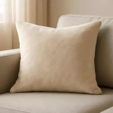 Подушка Inspire Flandria 45x45 см цвет бежевый Paper 1 для подушки younmley с принтом кота 45x45 см