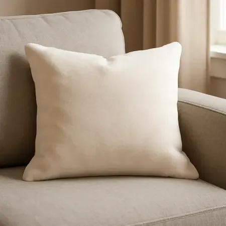 Подушка Inspire Flandria 45x45 см цвет экрю Cream 5 для подушки younmley с принтом кота 45x45 см