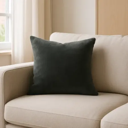 Подушка Inspire Flandria 45x45 см цвет графит Paris 2