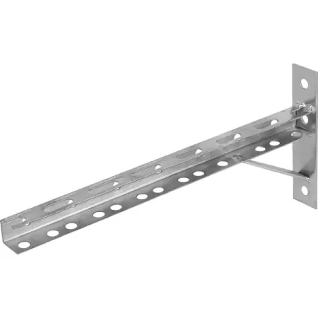 Кронштейн опорный мебельный левый 400x30x2