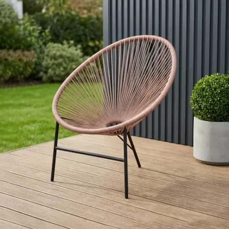 Стул садовый Acapulco 73x88x83 см, искусственный ротанг, цвет бежевый садовый пистолет adhere to fly металлический