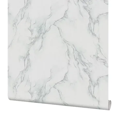 Обои флизелиновые Palitra Planet Bianca белые 1.06 м PP72213-17