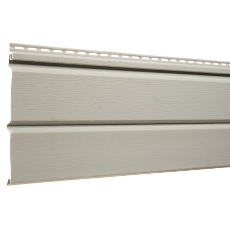 Сайдинг Альта-Профиль Премиум Брус 3000х250 мм светло-серый