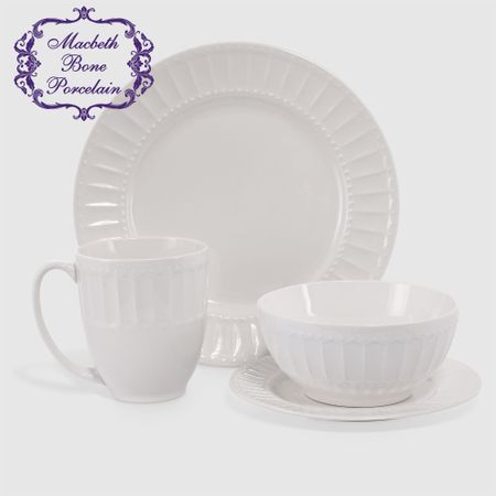 Набор столовый Macbeth bone porcelain Imperial next 4 персоны 16 предметов