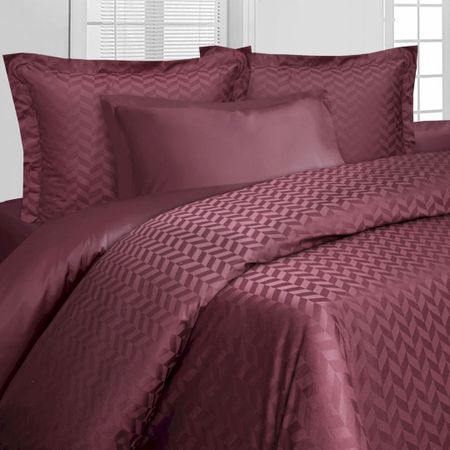 Комплект постельного белья Mona Liza Royal Двуспальный Бордовый