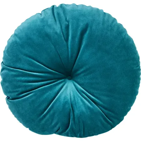 Подушка декоративная Linen Way Emerald 1 37x37 см цвет темно-бирюзовый